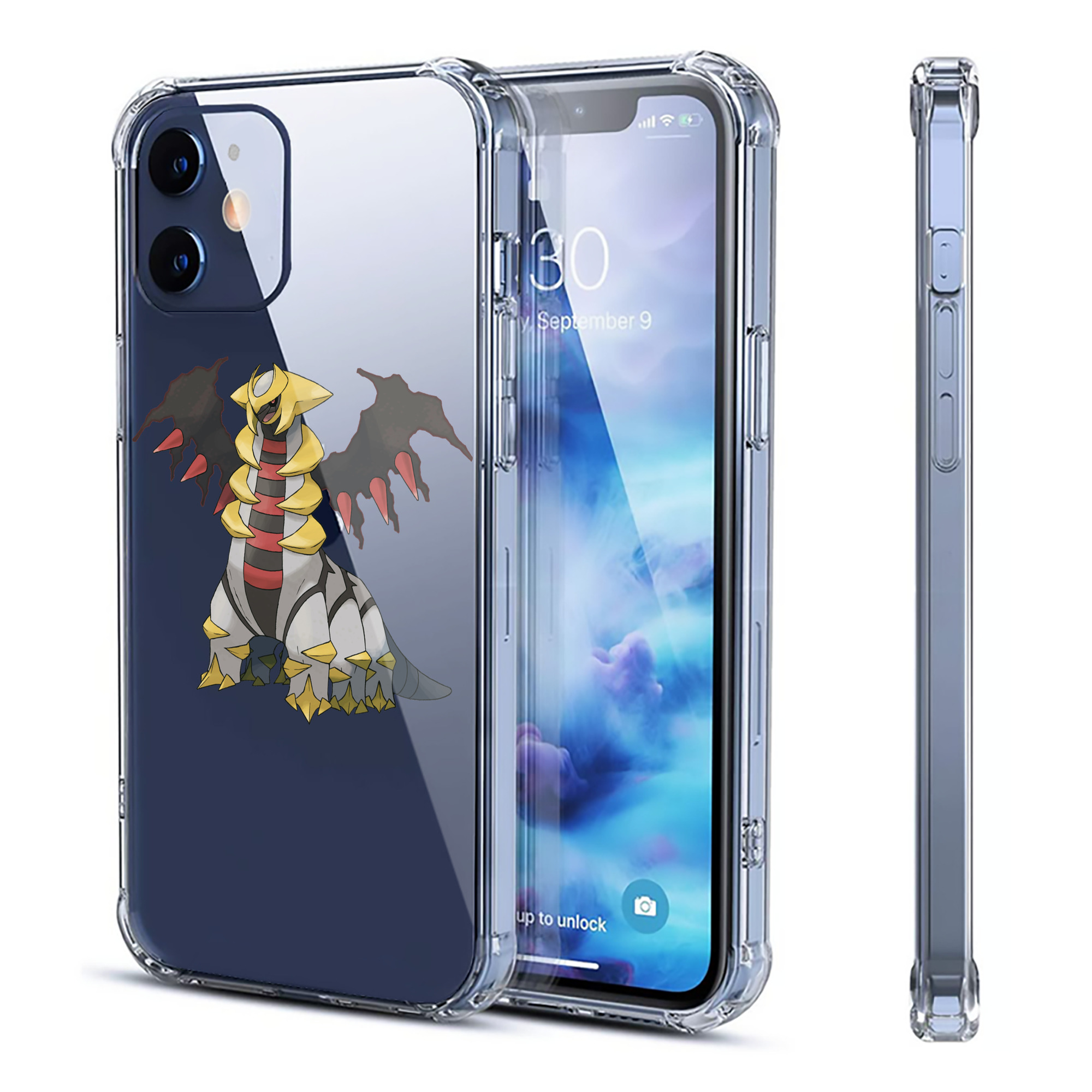 （画像用） ポケットモンスター Pokémon 【iPhone 12シリーズ対応】透明スマホケース（クリアソフトケース）